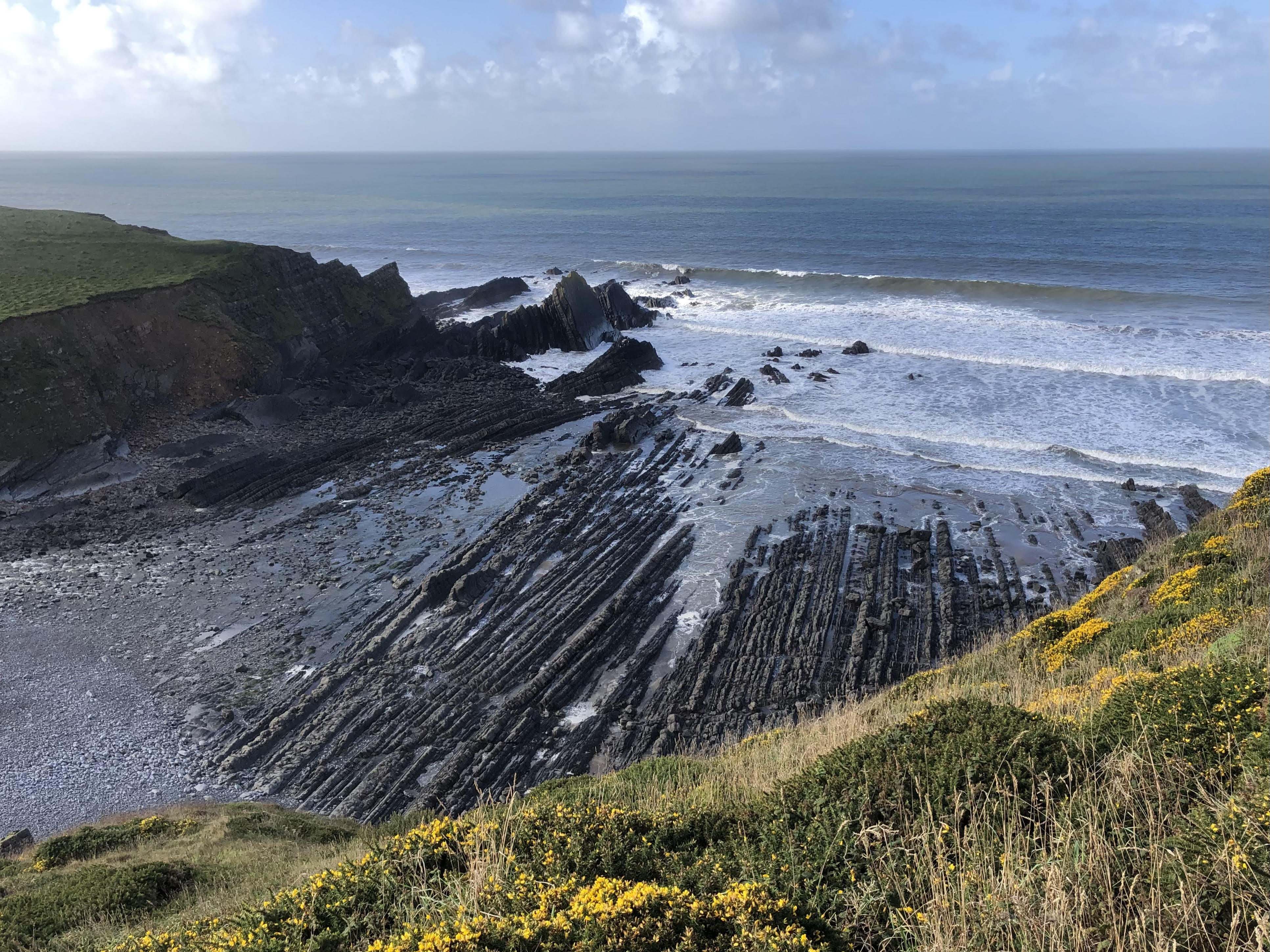 A photograph of the North Devon Coast